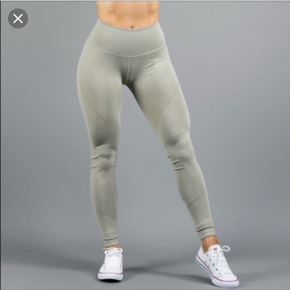 Taupe Alphalete Revival Leggings - S